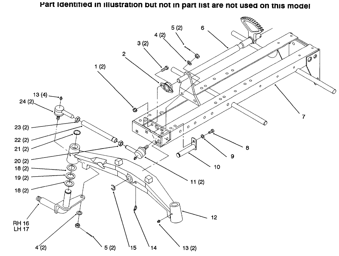 Frame, Front Axle