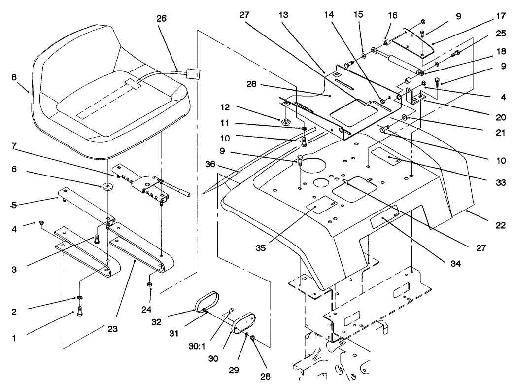 Fender, Seat & Tail Lights