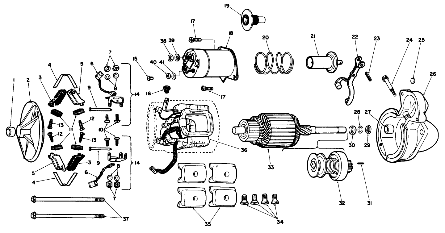Starter Motor Assembly No. 55-7470