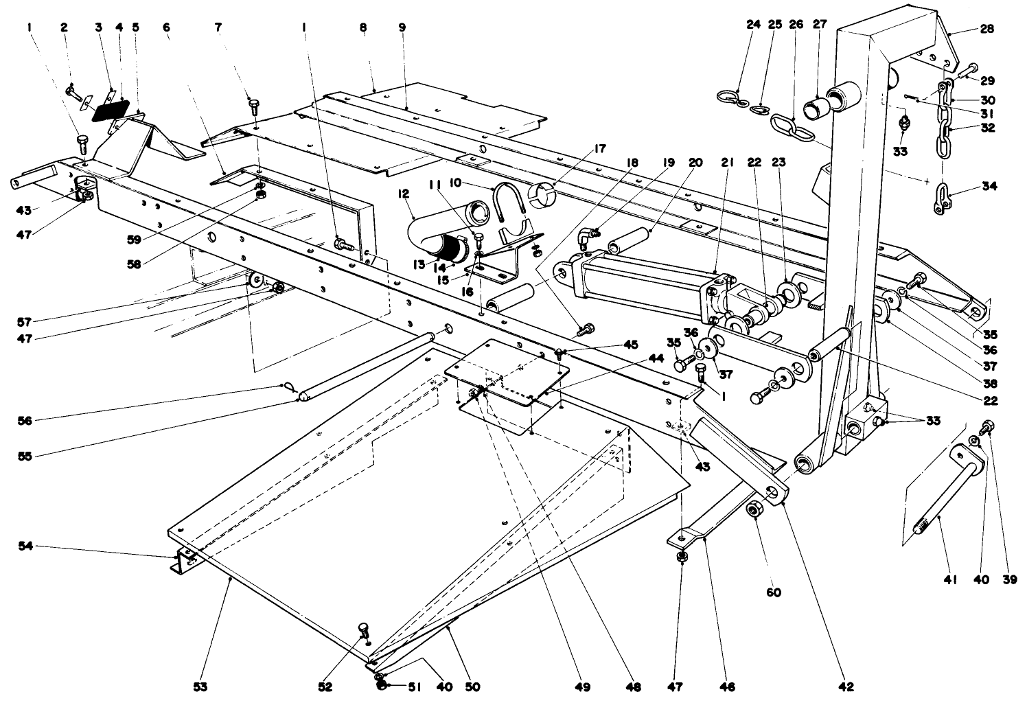 Main Frame Assembly-Front Center