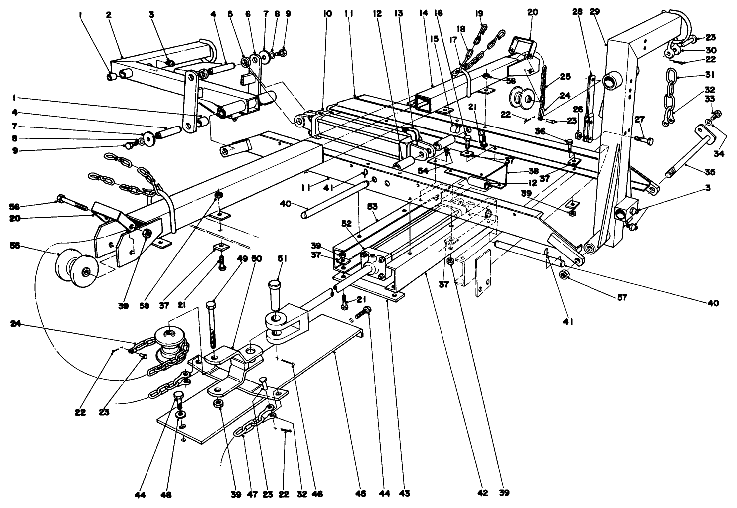 Main Frame Assembly Rear (continued)