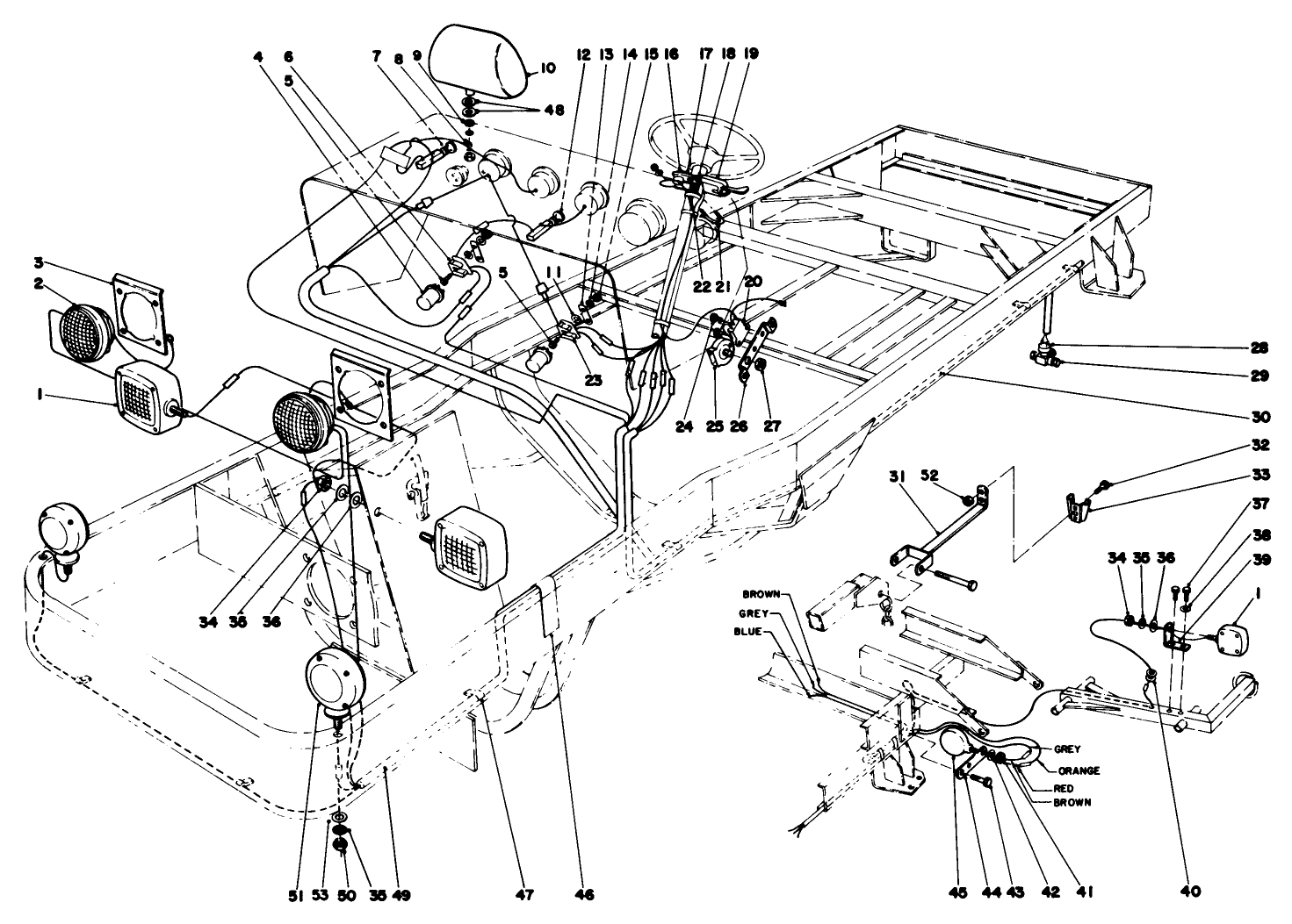 Light & Road Kit No. 38-6310 (optional)