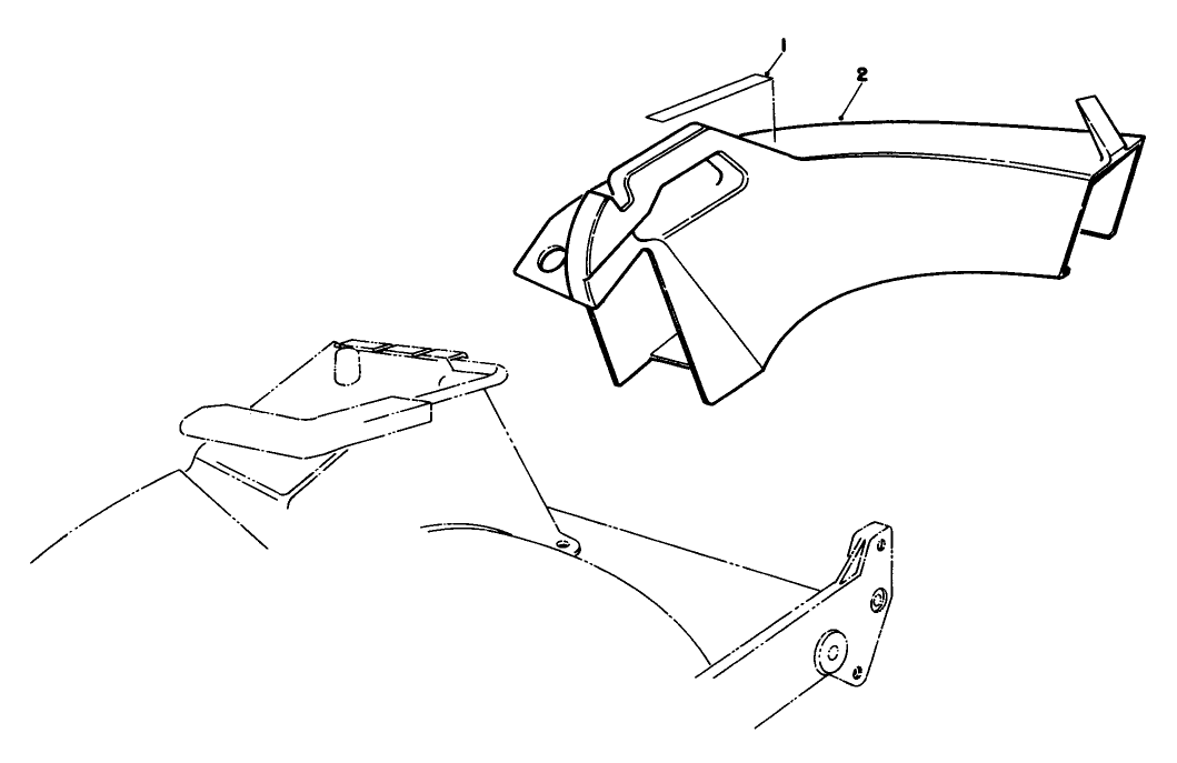 Side Discharge Chute Model No. 59168 (optional)