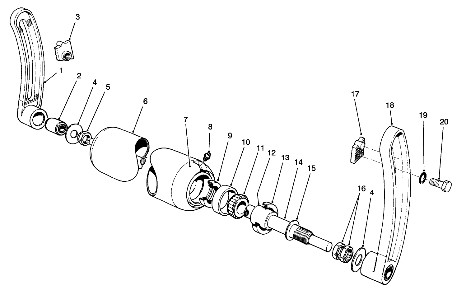 Roller & Bracket Assembly