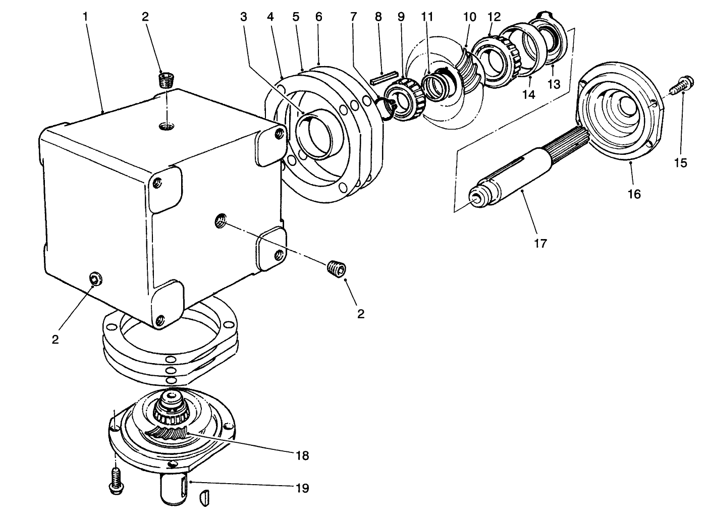 Gear Box Assembly No. 68-6810