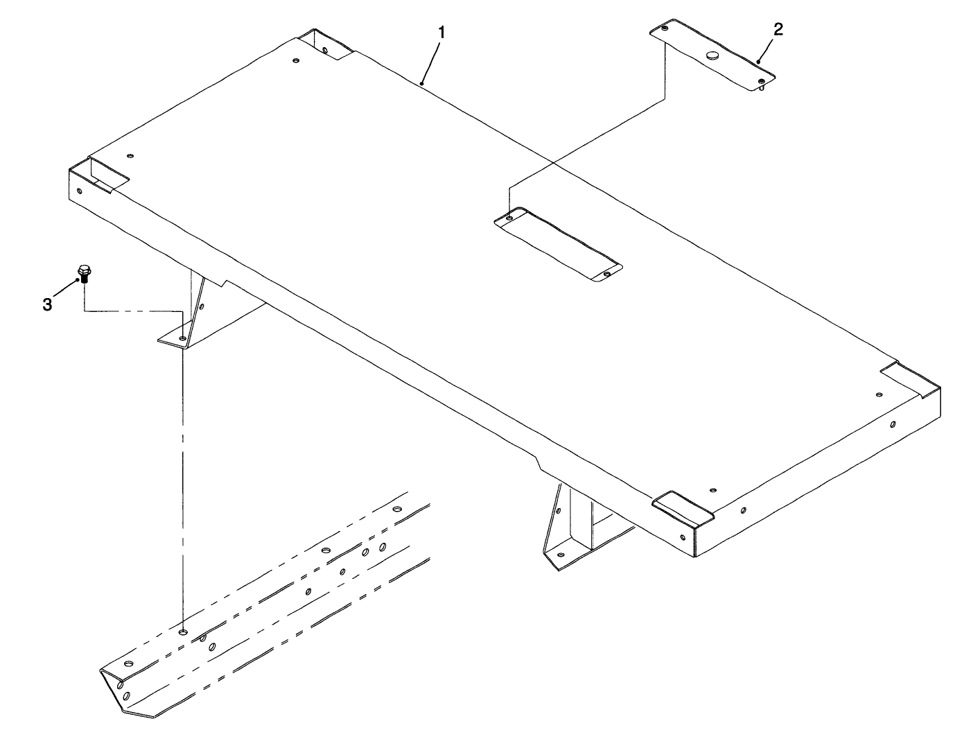 1/3 Area Flatbed Assembly