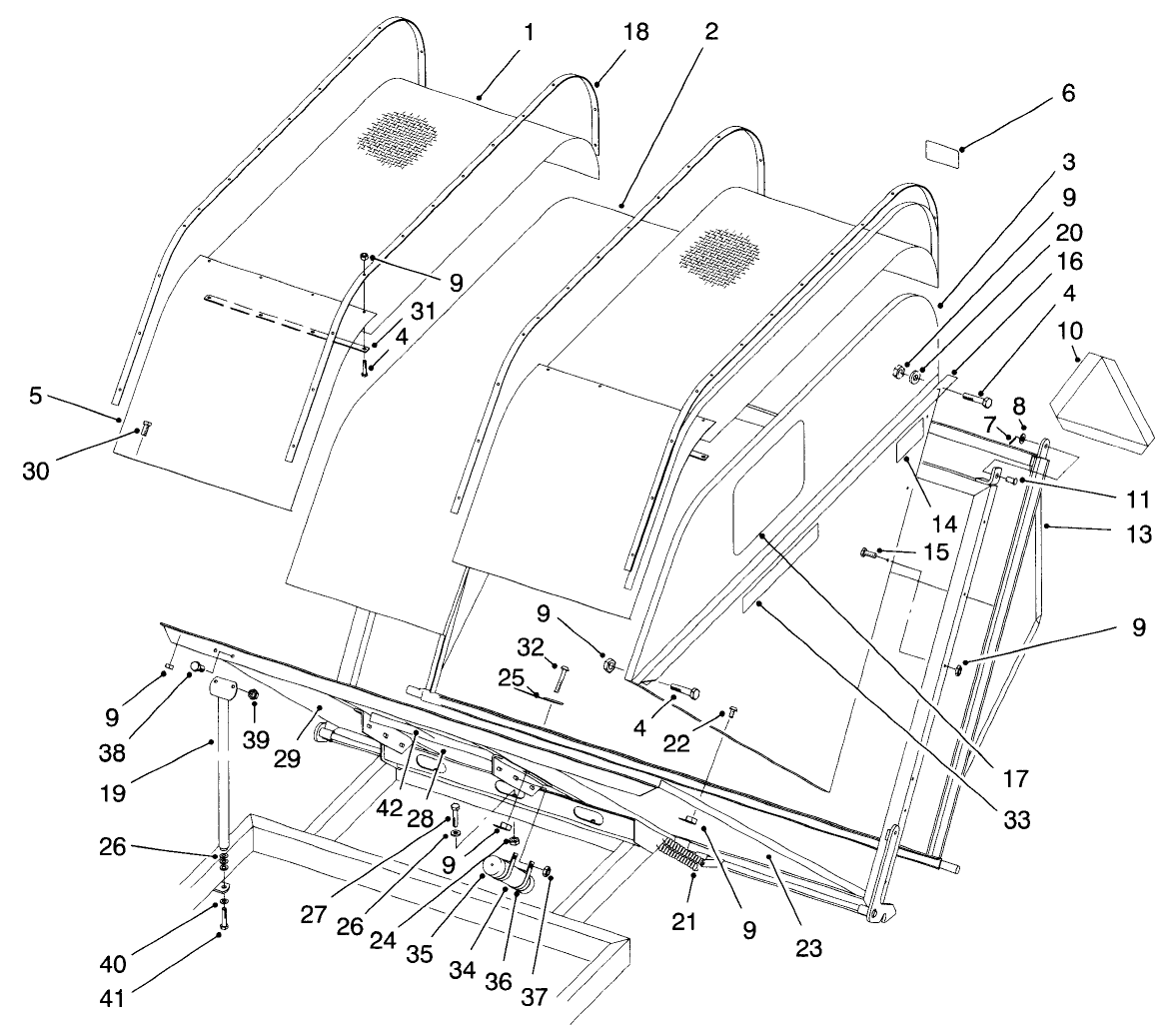 Hopper & Rear Tailgate