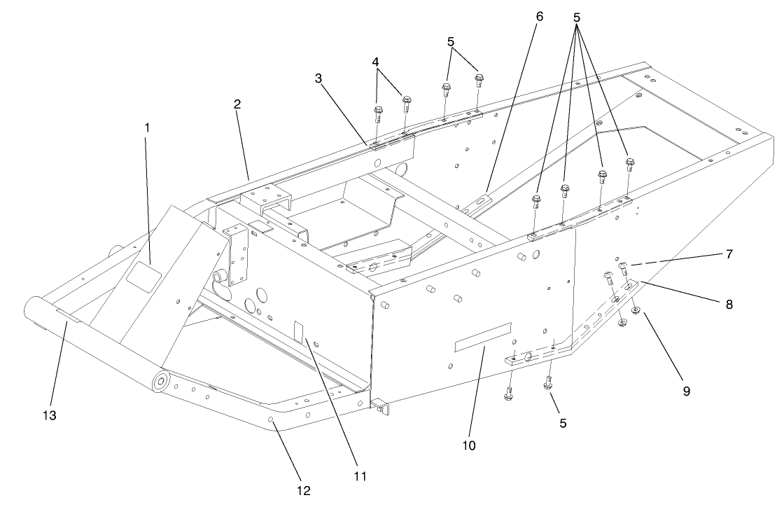 Main Frame Assembly (continued)