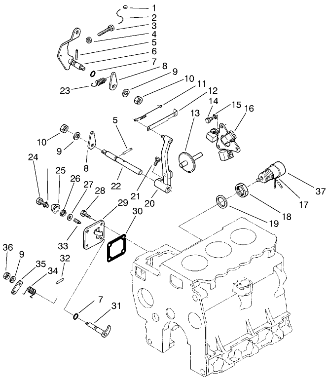 Governor Assembly (used On Serial No. 50001-60119)