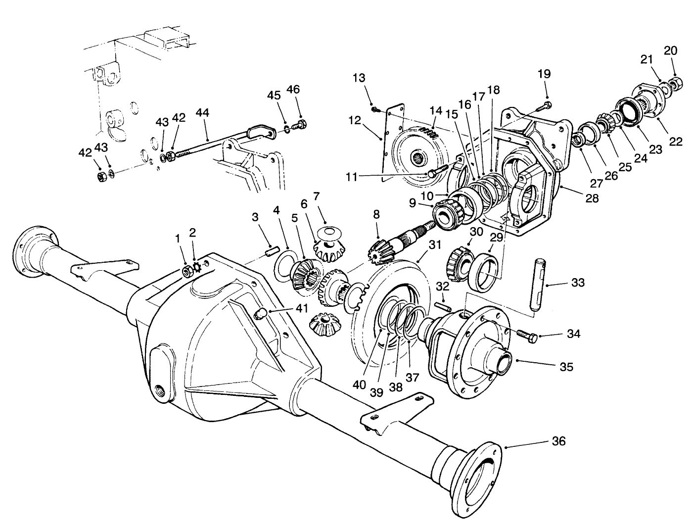 Front Axle Assembly No. 86-9630