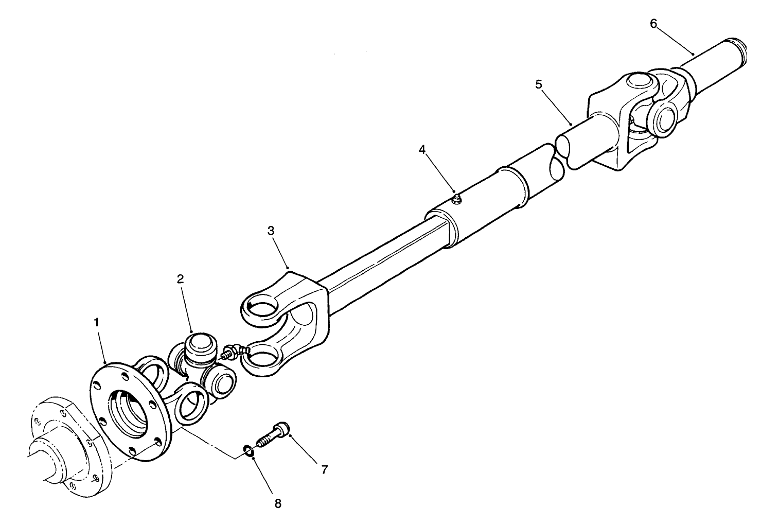 Drive Shaft Assembly No. 71-4551
