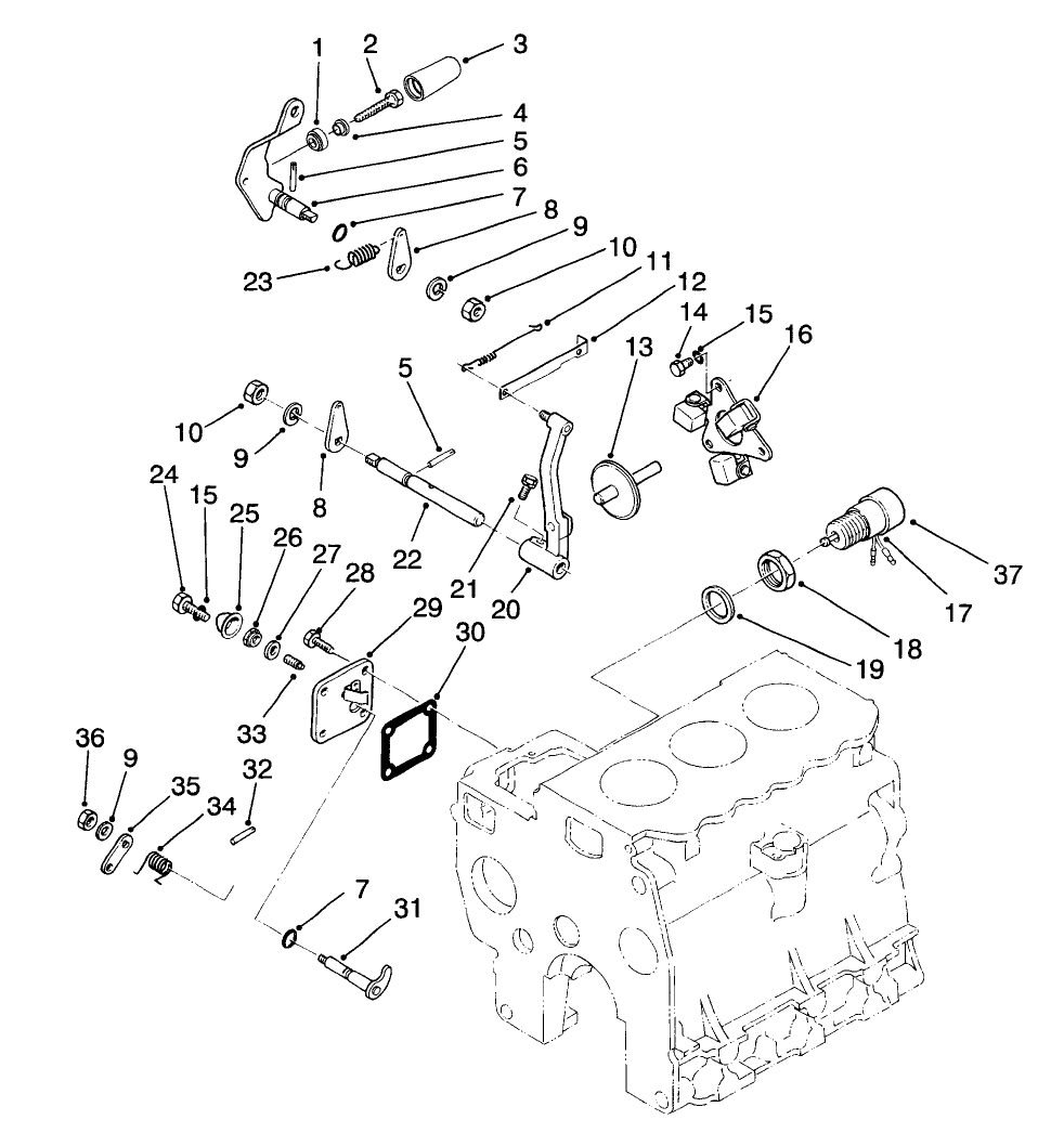 Engine Assembly (continued)(used On Serial No. 60268 & Up)