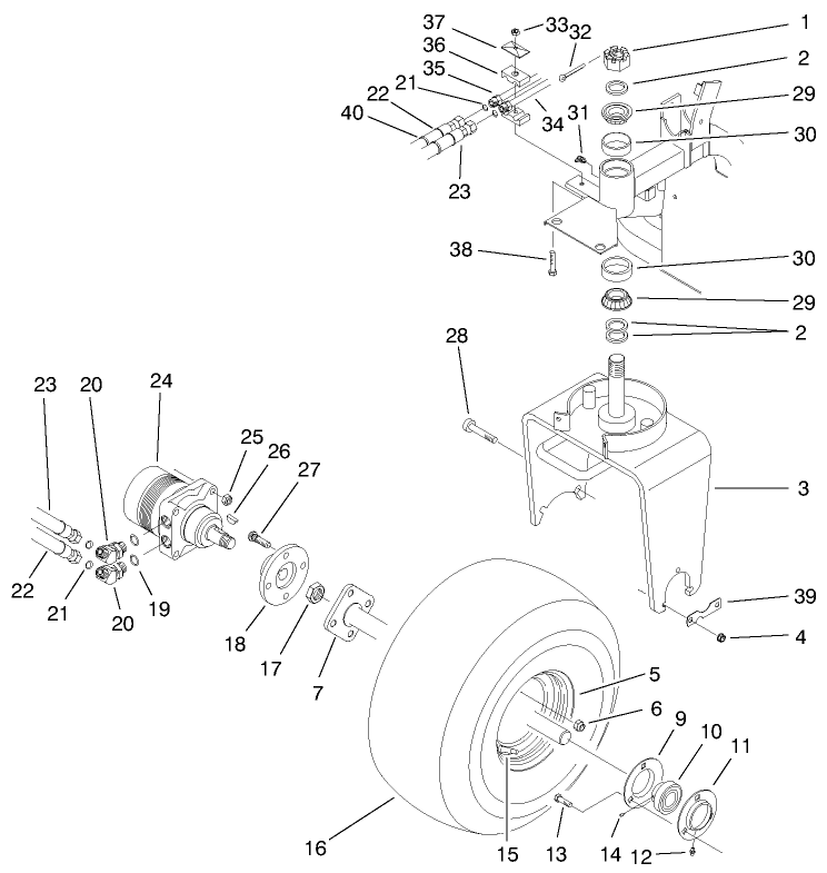 Front Wheel Assembly