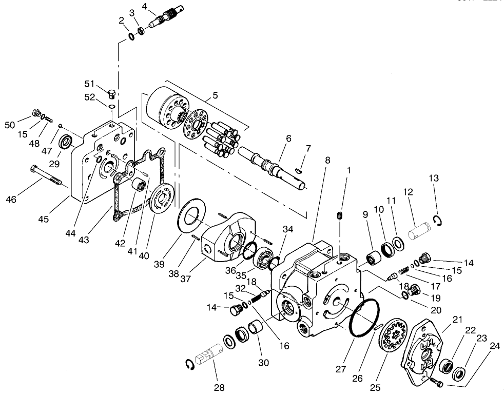 Hydraulic Pump Assembly No. 92-9156