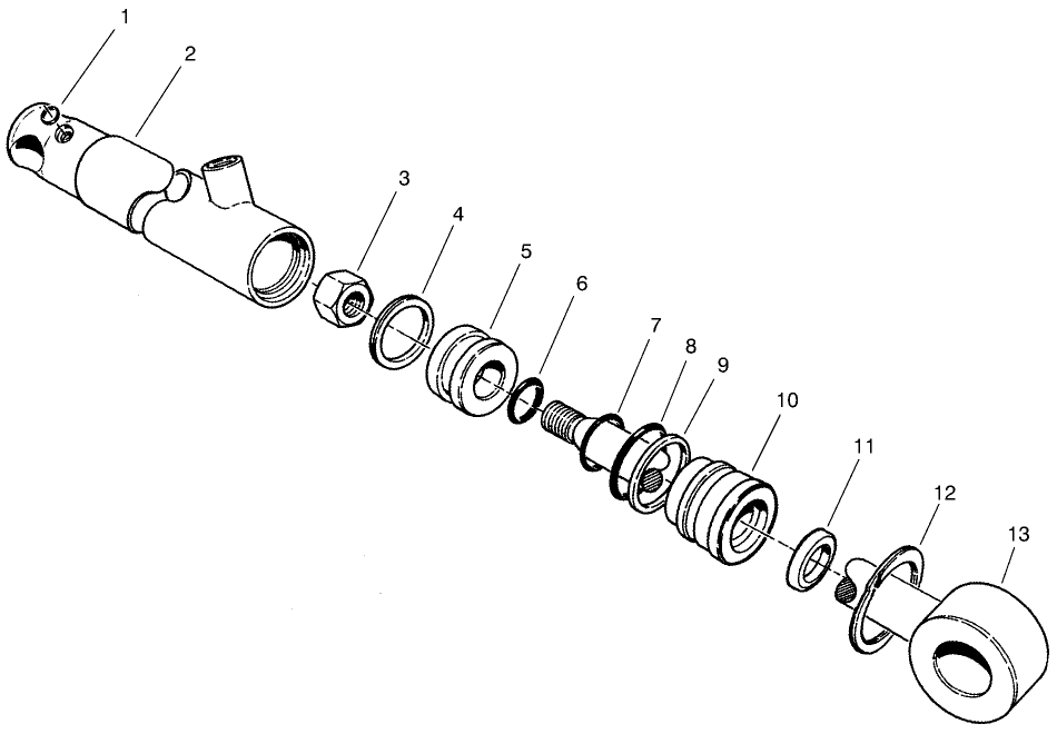 Hydraulic Lift Cylinder Assembly No. 83-7000