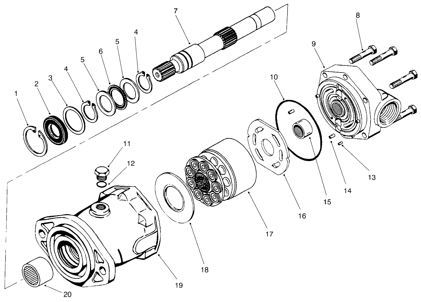 Hydraulic Motor Assembly No. 92-7385