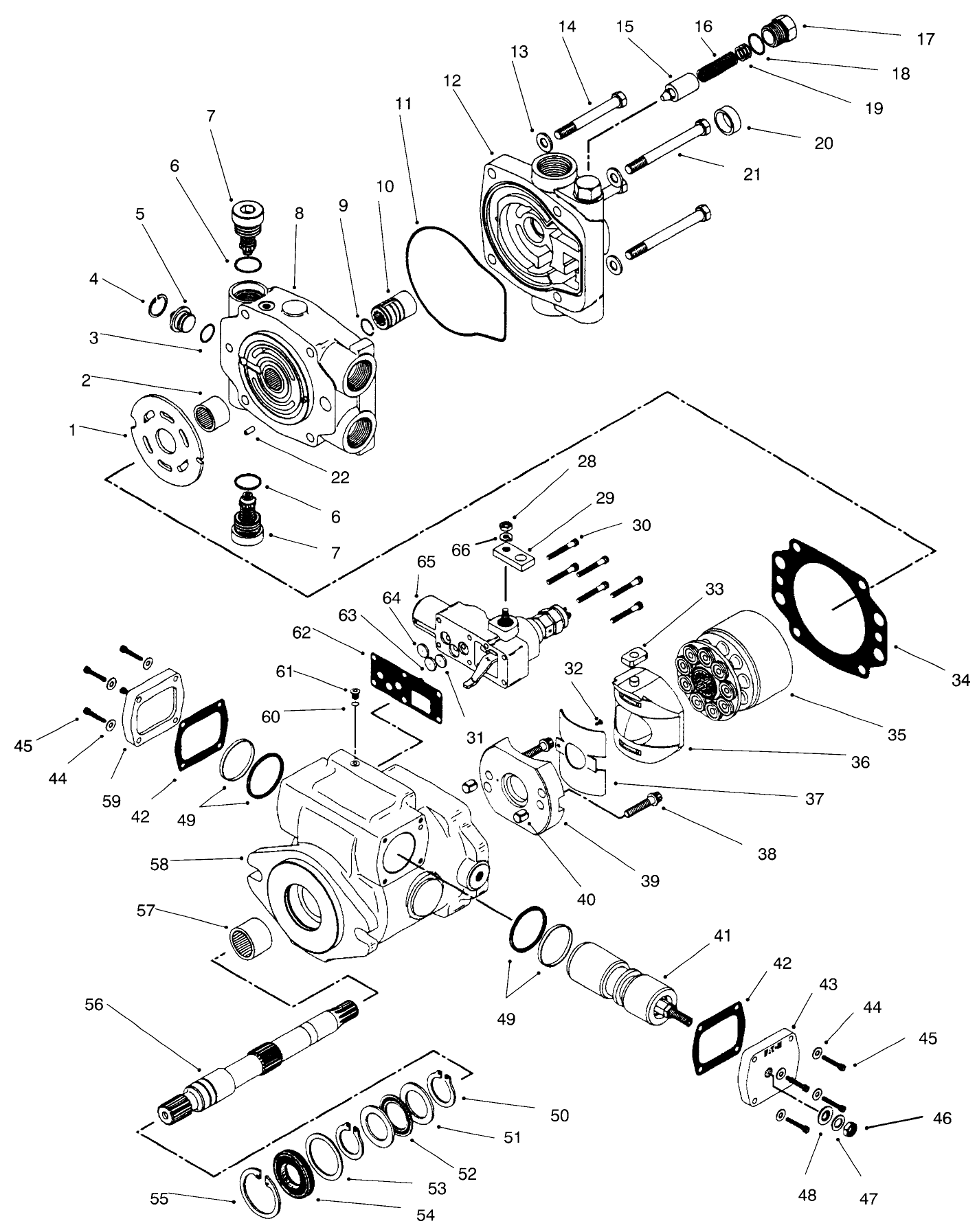 Servo Controlled Piston Pump Asm. No. 92-7383