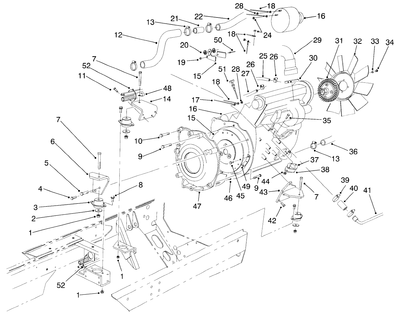Engine Installation Assembly