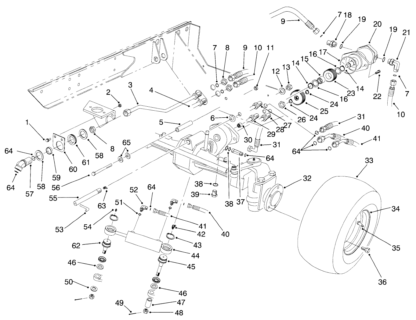 4-Wd Axle Assembly (model No. 03801)