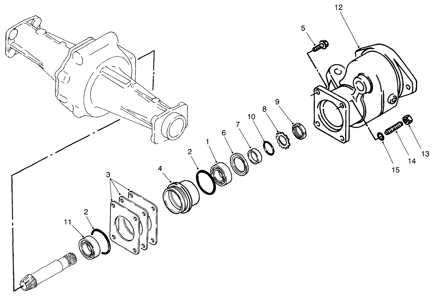 Sleeve Assembly Axle No. 74-5621 (model No. 03801 Only)
