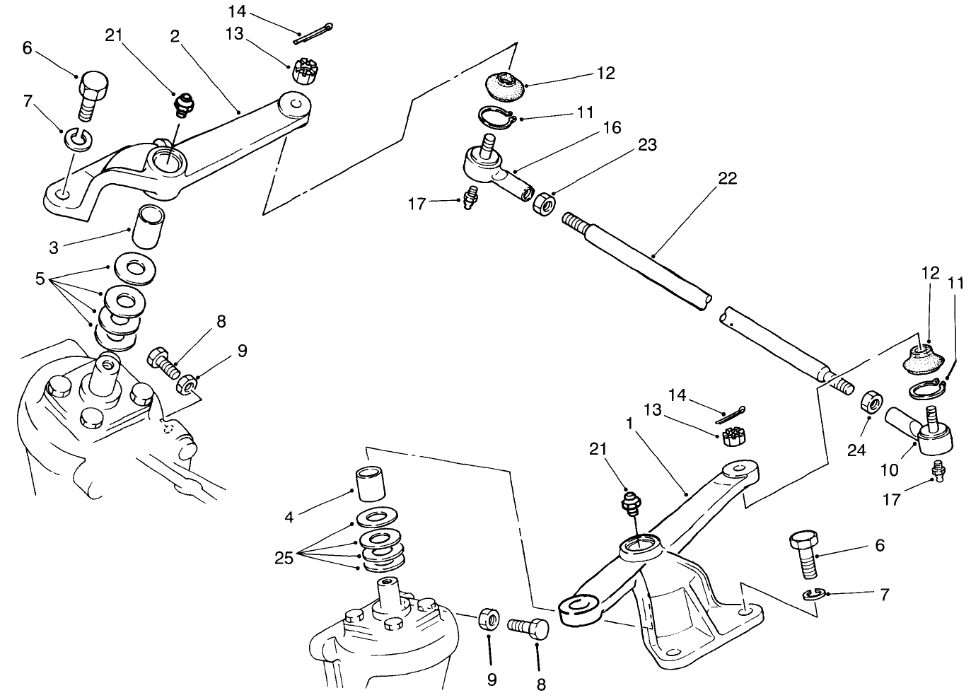 Steering Arm Linkage Axle No. 74-5621 (model No. 03801 Only)