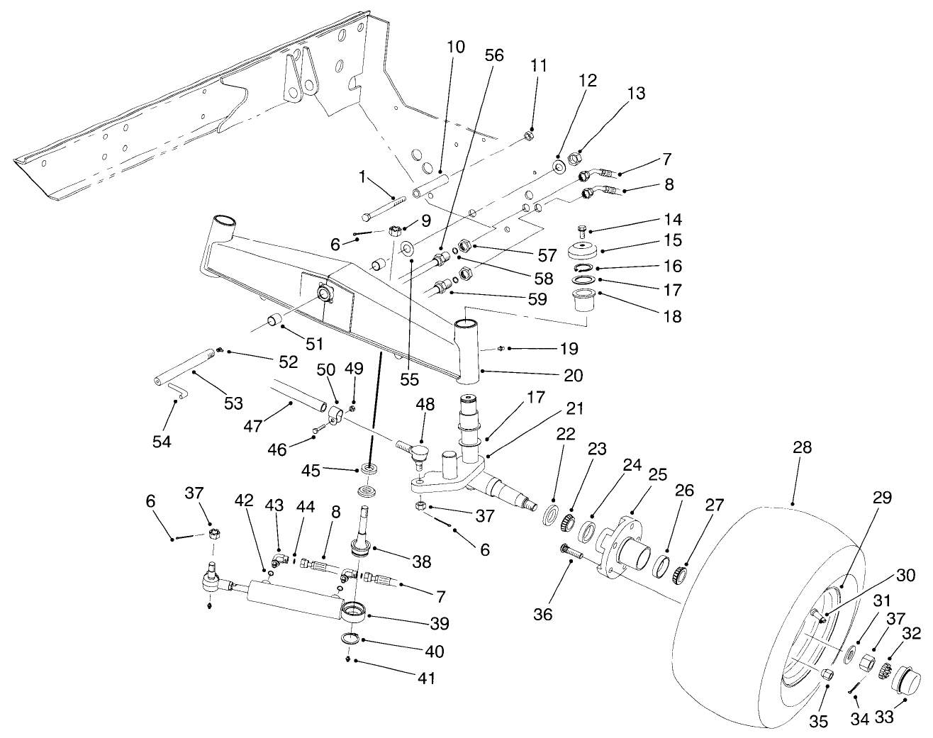 2-Wd Rear Axle Assembly