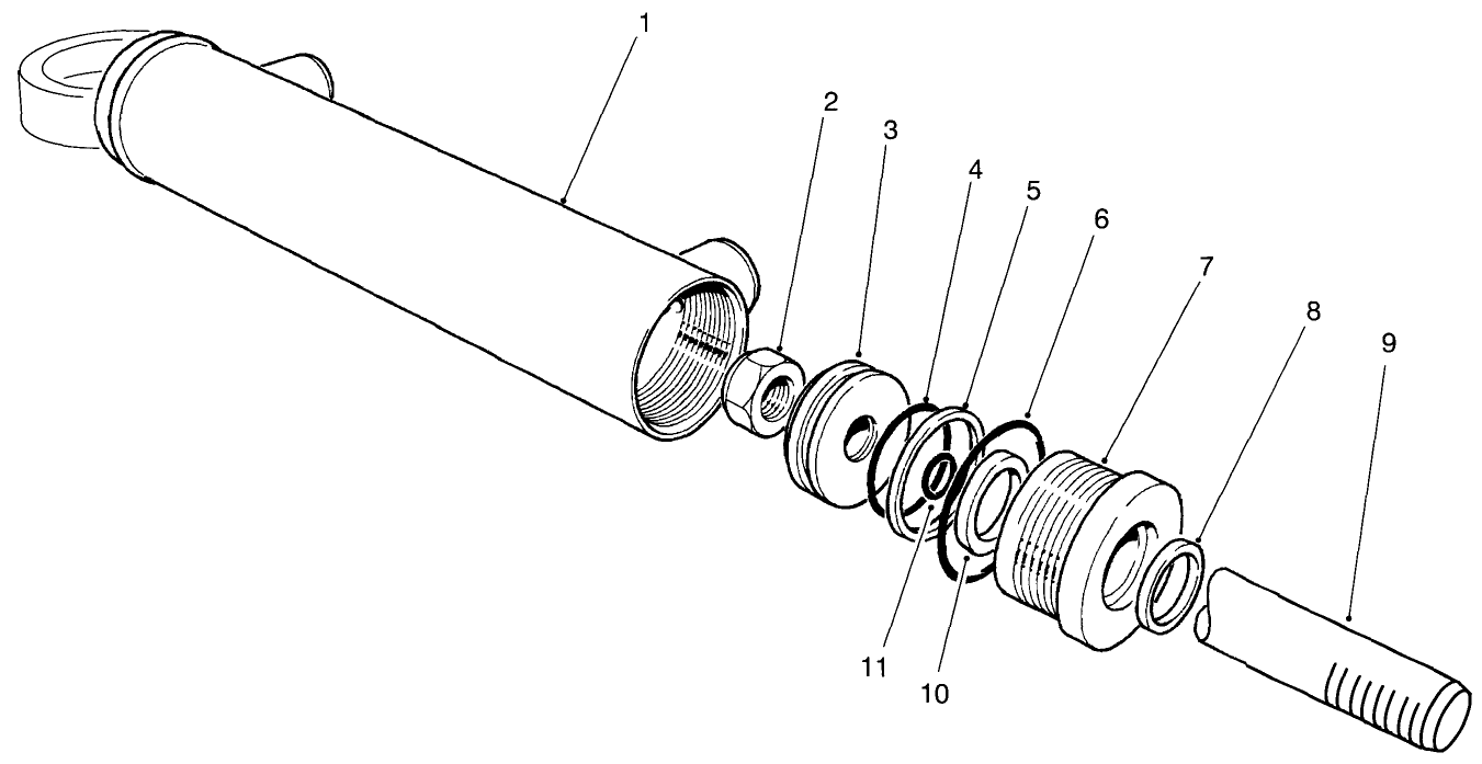Hydraulic Cylinder No. 92-6585 (model No. 03800)