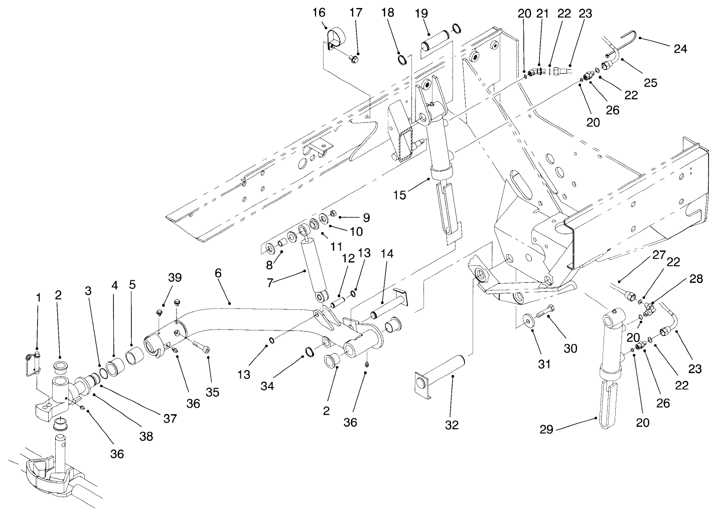 Rear Lift Arm Assembly