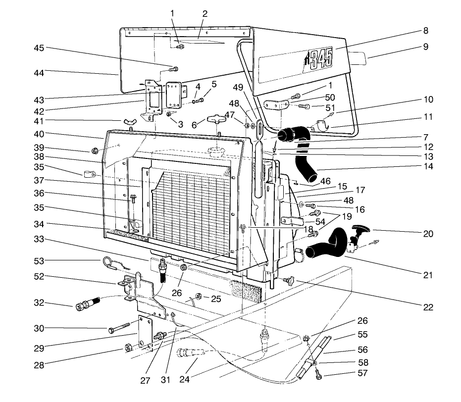 Radiator & Hood Assembly