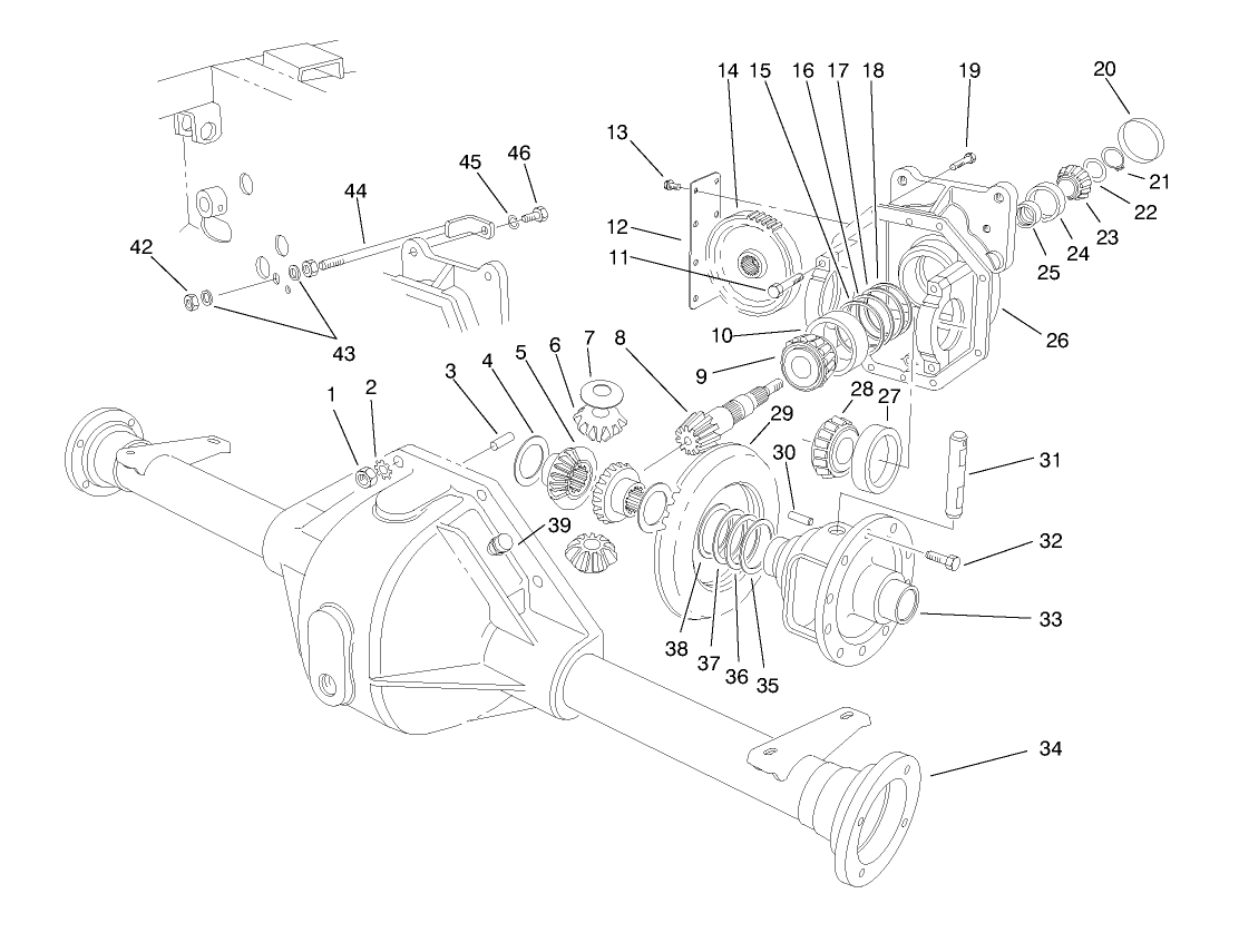 Front Axle Assembly No. 86-9600