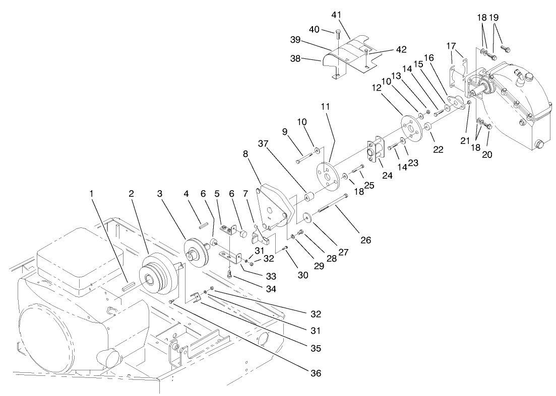 Gear Box Drive Assembly