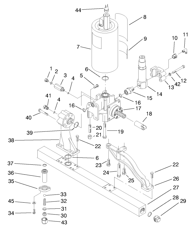 Water Manifold & Valve Assembly