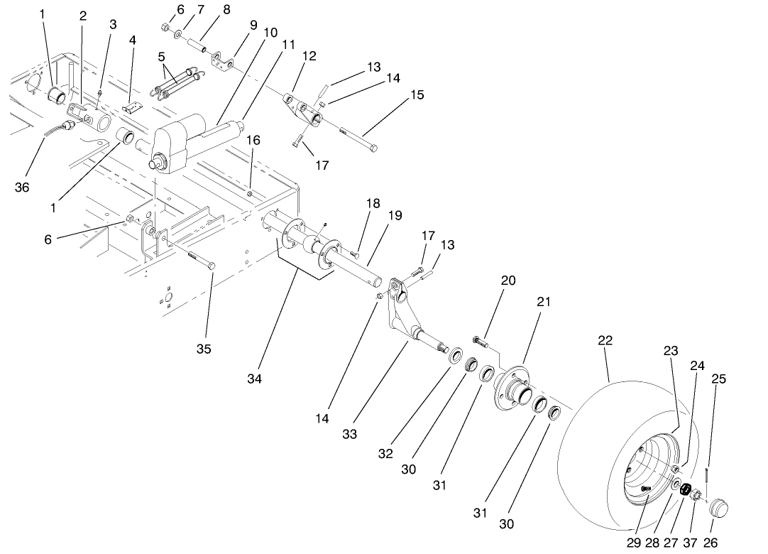 Rear Axle Assembly