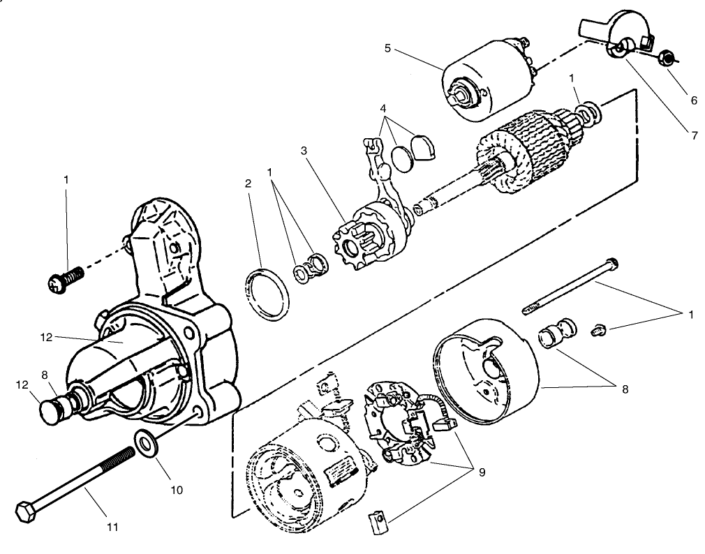 Engine Starter Assembly No. 71-6040