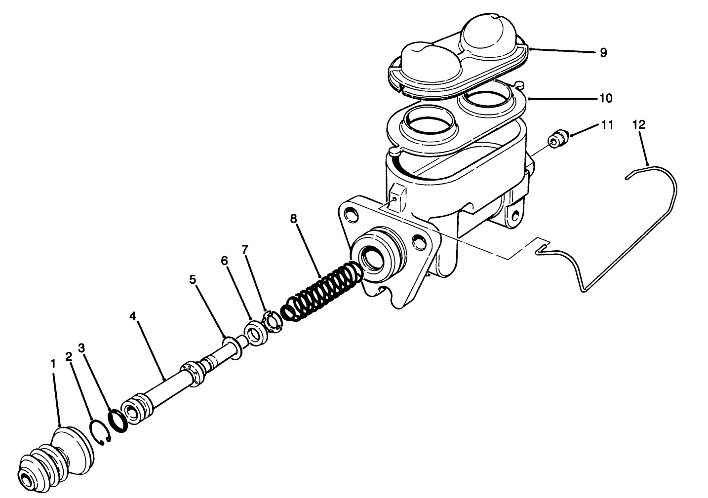 Brake System Master Cylinder No. 69-2640