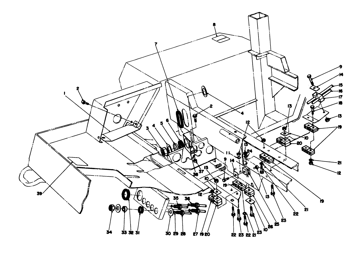 Hydraulic Line Clamps Assembly