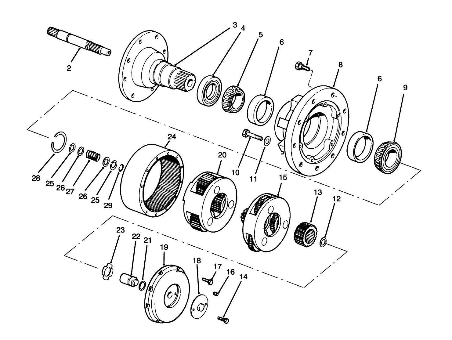 Planetary Gear Assembly No. 69-1730