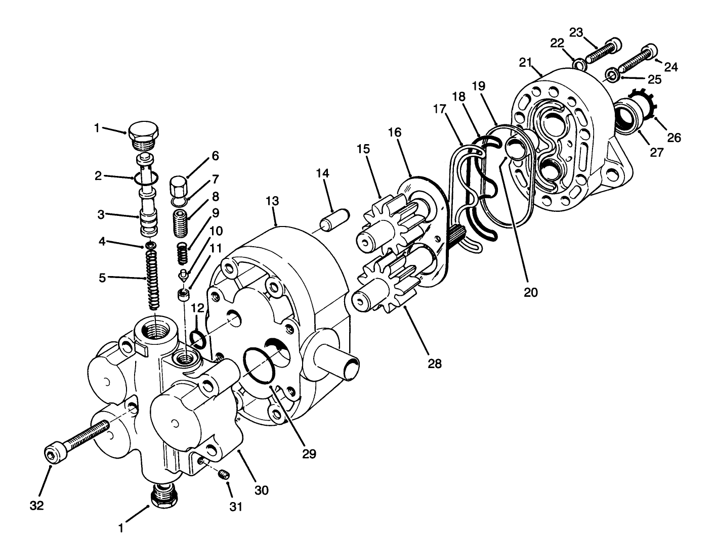 Gear-Pump & Flow Divider No. 69-2220