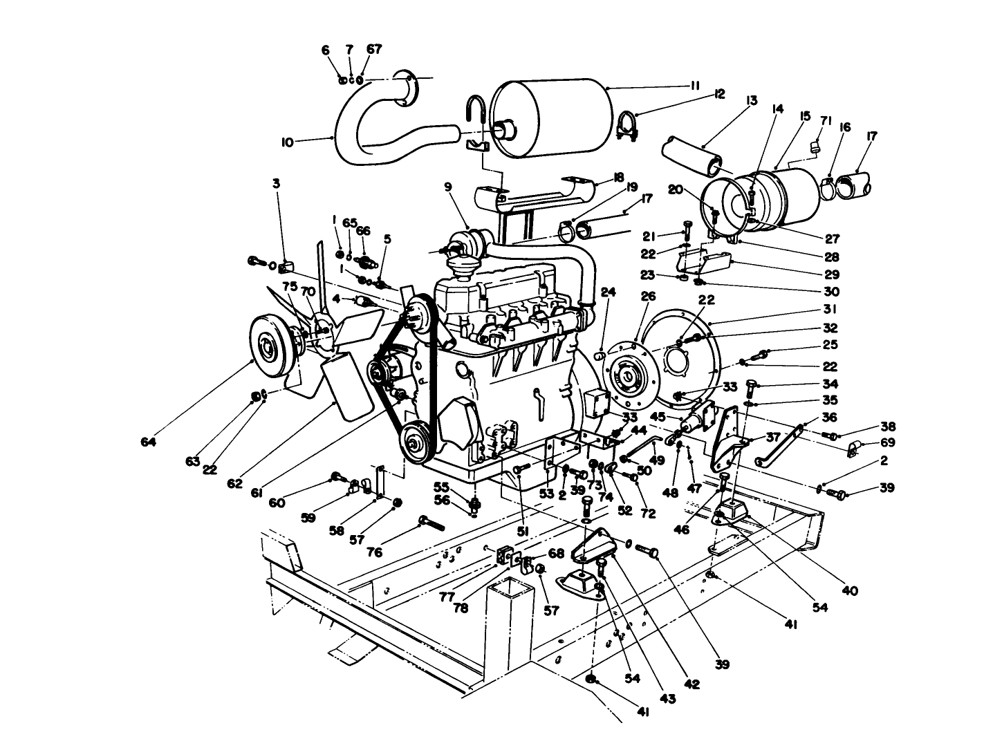 Engine Installation Assembly