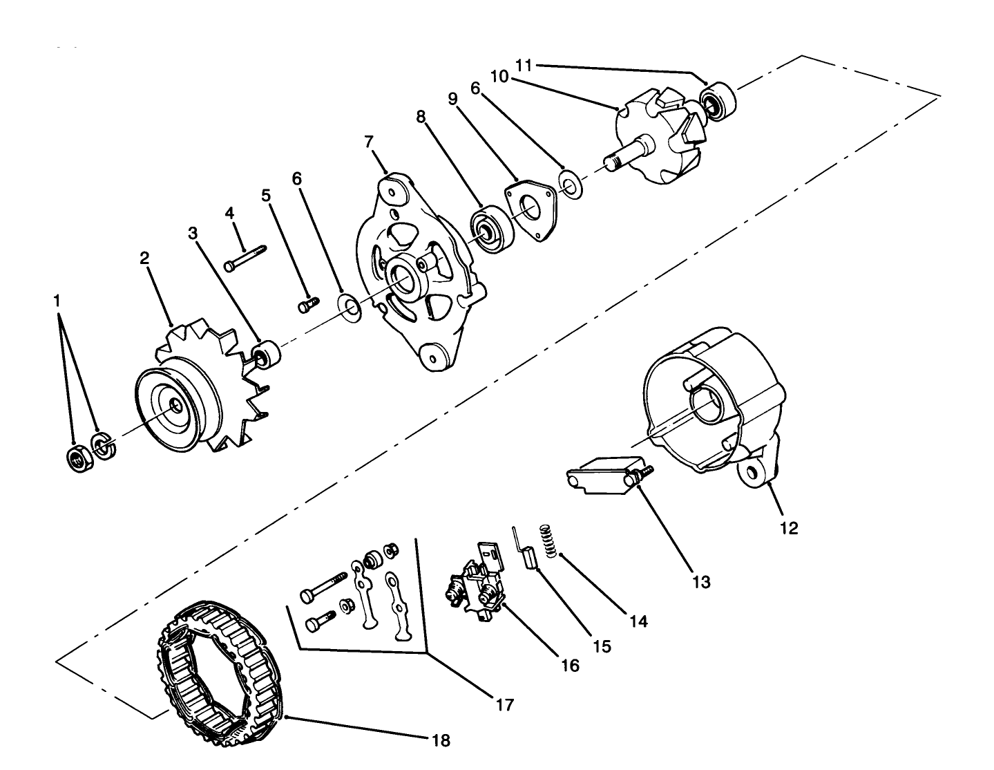 Alternator Assembly No. 70-5760