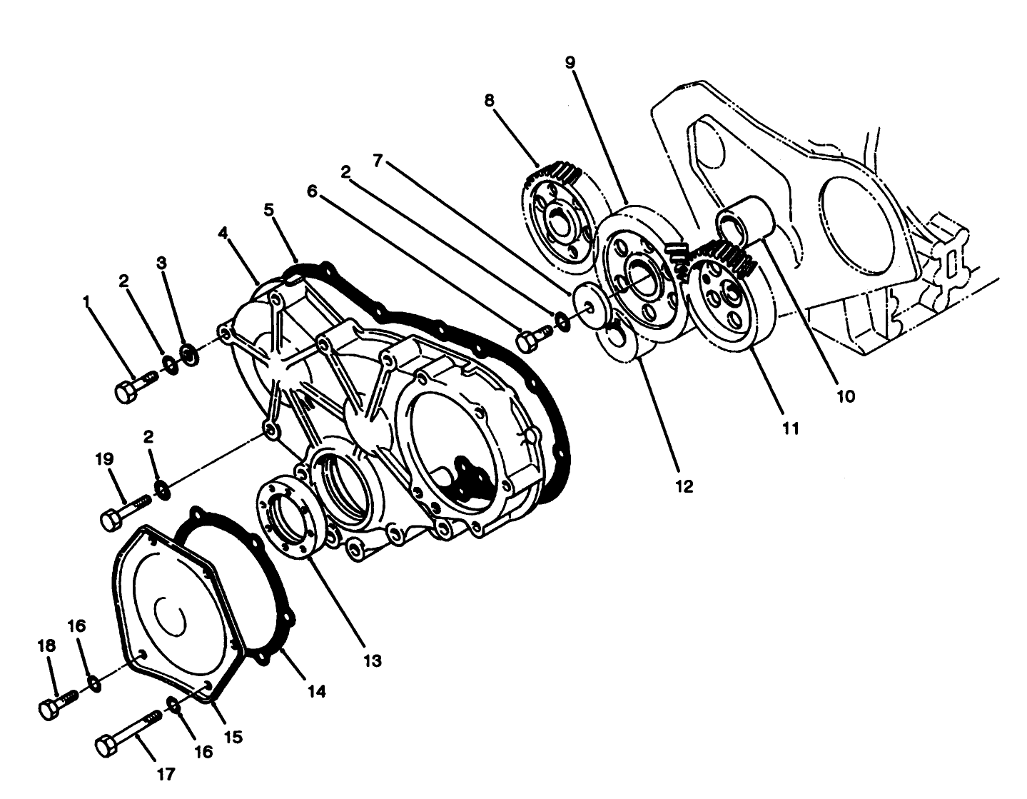 Timing Gear Case Assembly