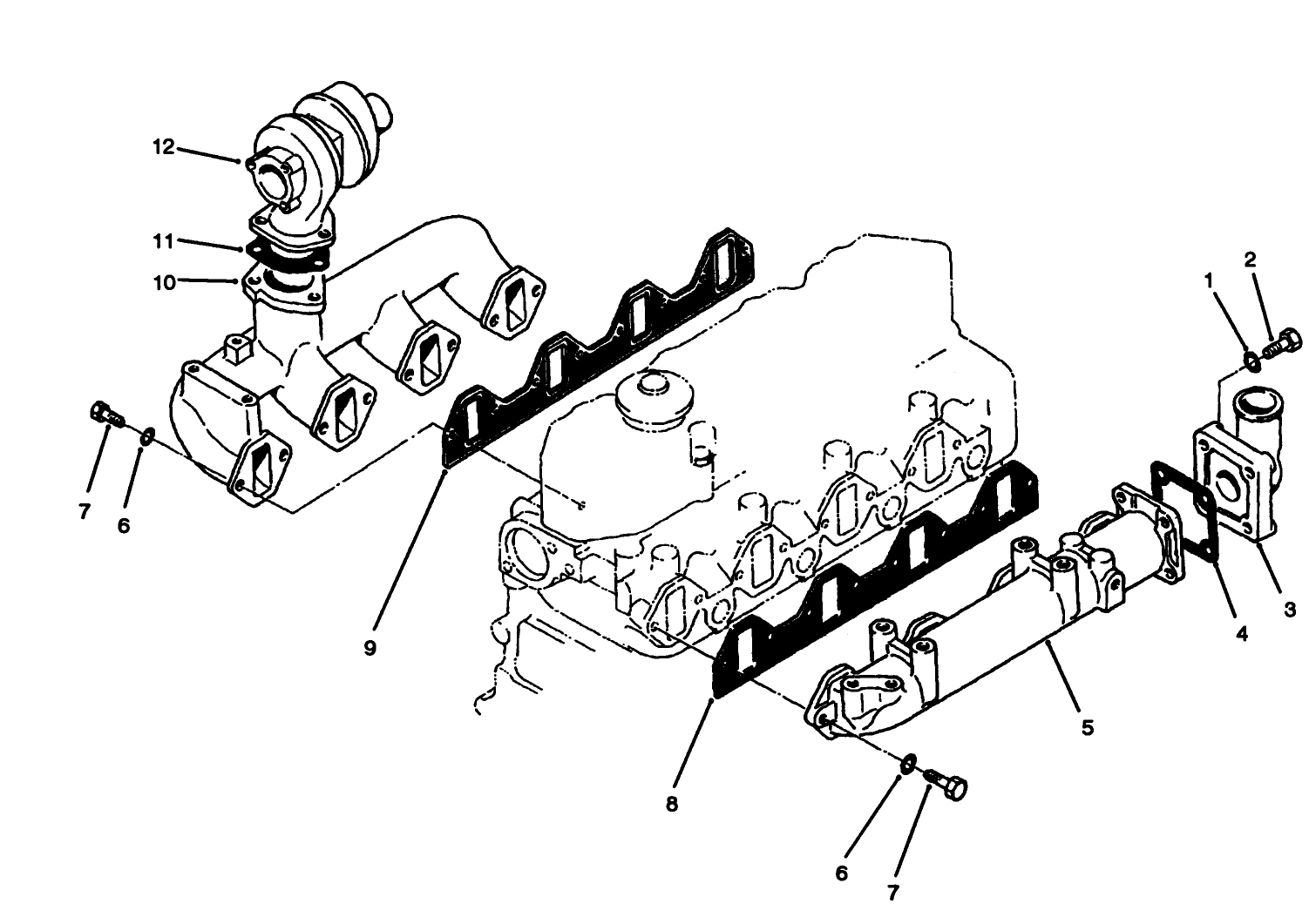 Intake & Exhaust Manifold Assembly