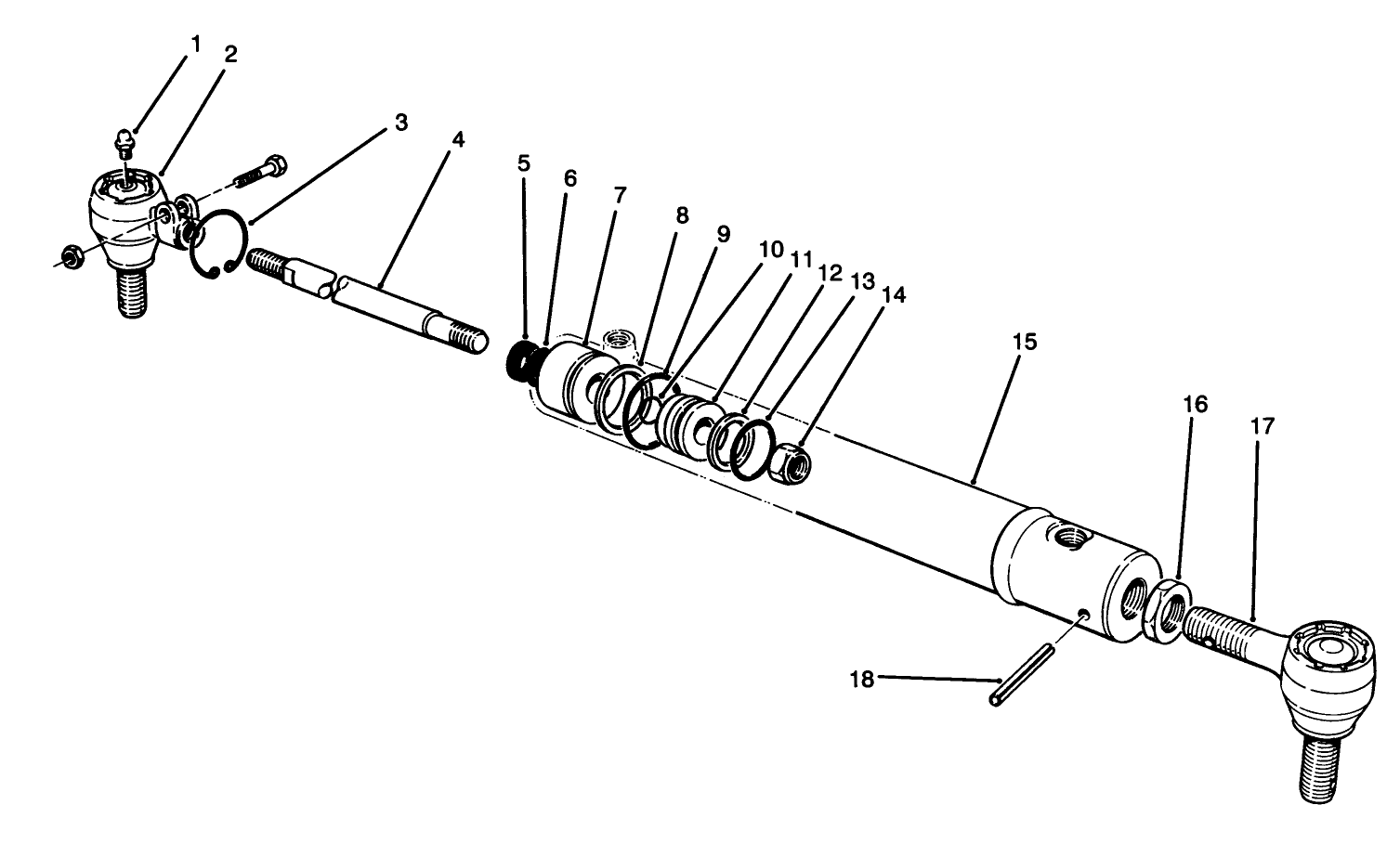 Hydraulic Cylinder Assembly No. 69-1960
