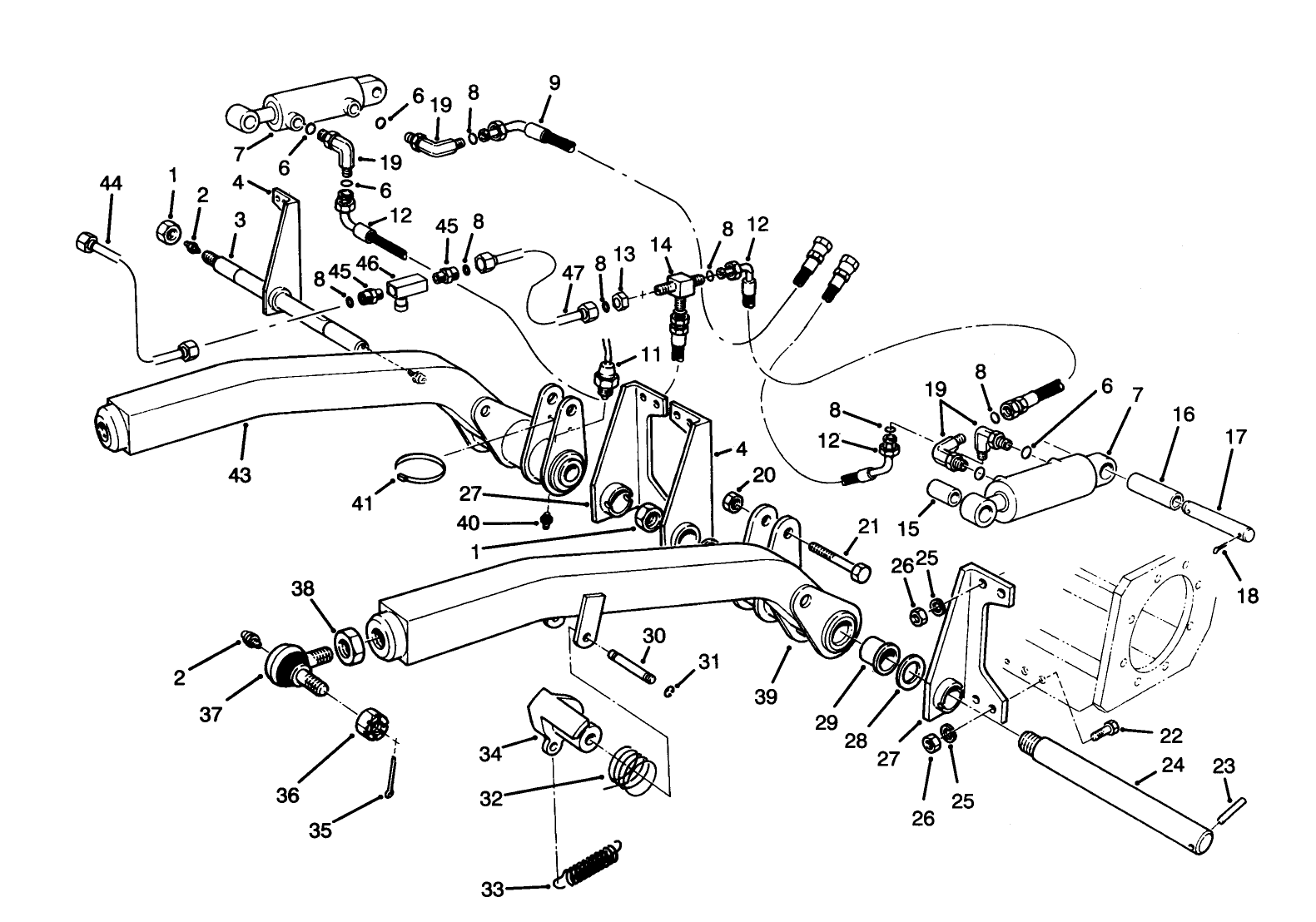 Front Lift Arm Assembly