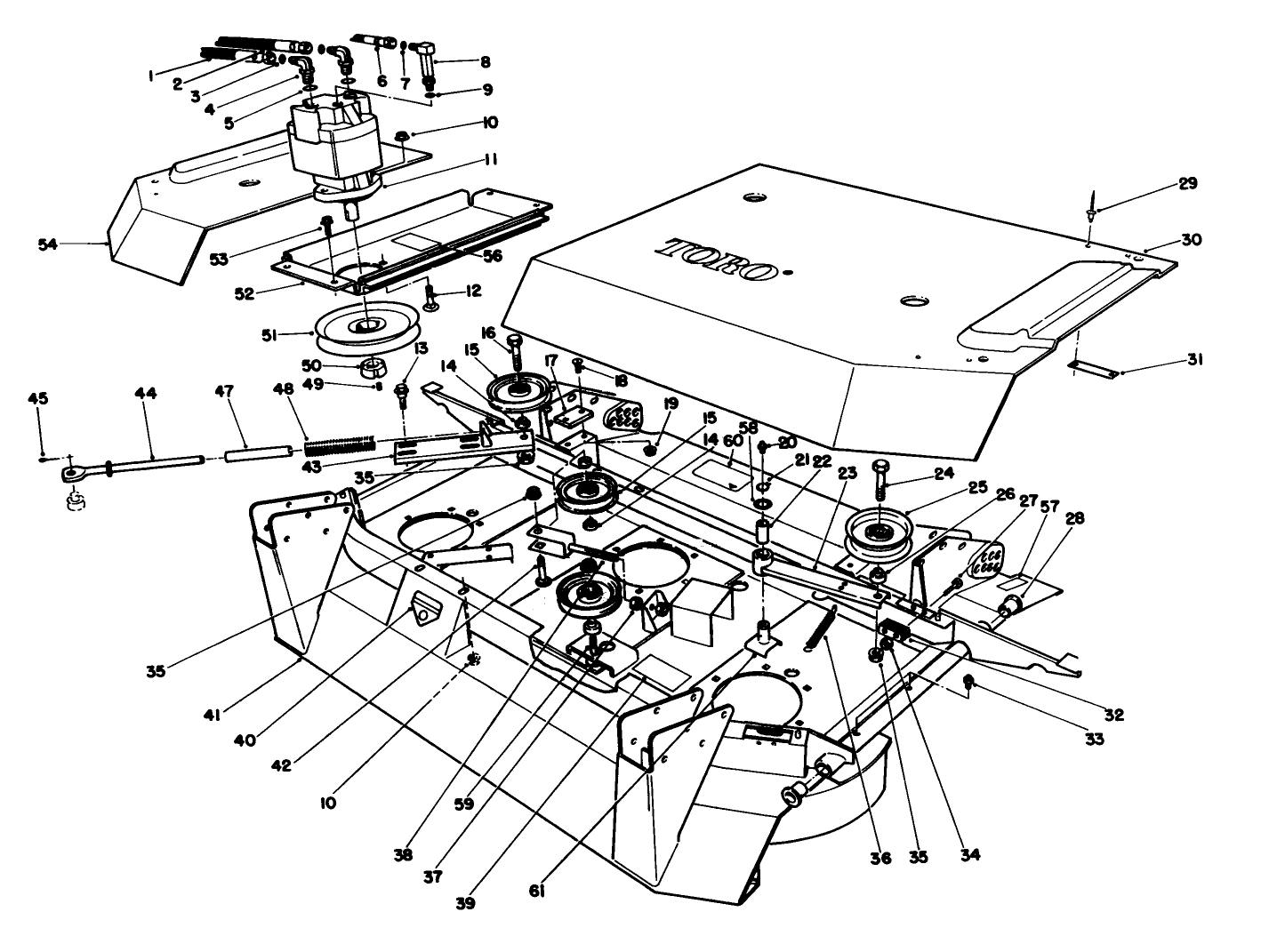 Center Deck Model No. 30592