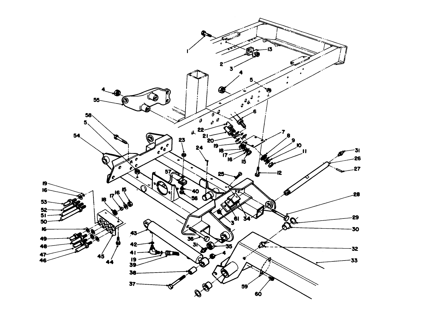 Wing Deck Lift Assembly