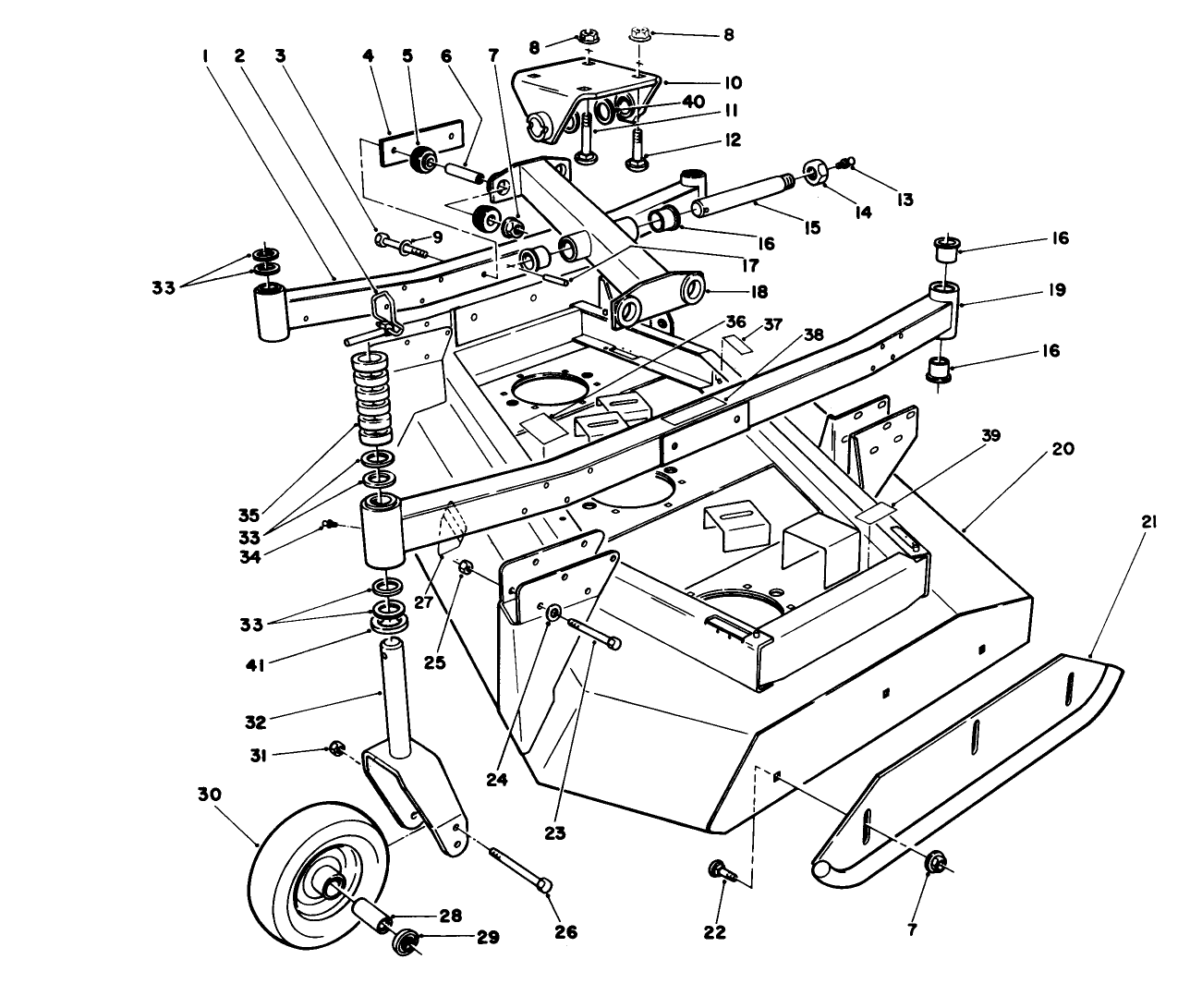 Wing Deck Model No 30591 L.h. & 30593 R.h.