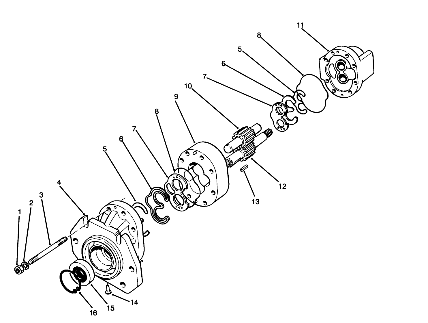 Hydraulic Motor Assembly No. 93-4363