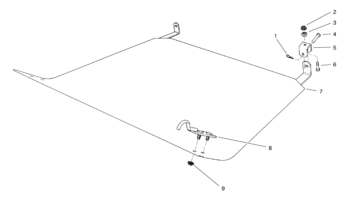 Traction Unit Belly Shield Assembly