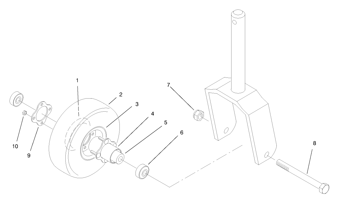 Foam Filled Castor Wheel (optional)